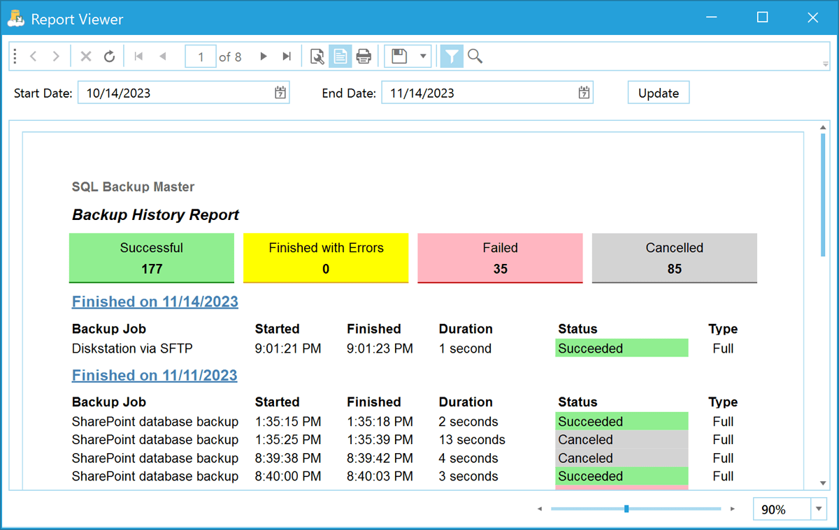 What's new in SQL Backup Master